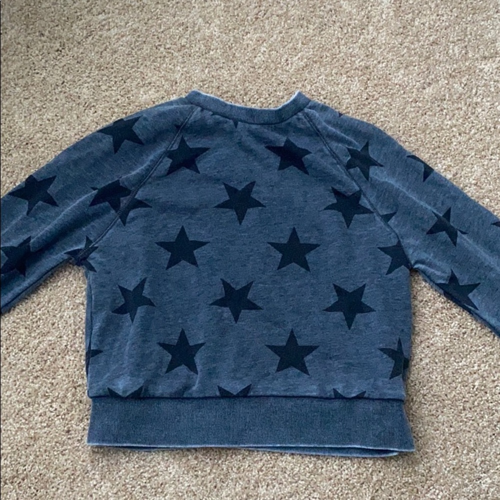 Cropped star sweatshirt